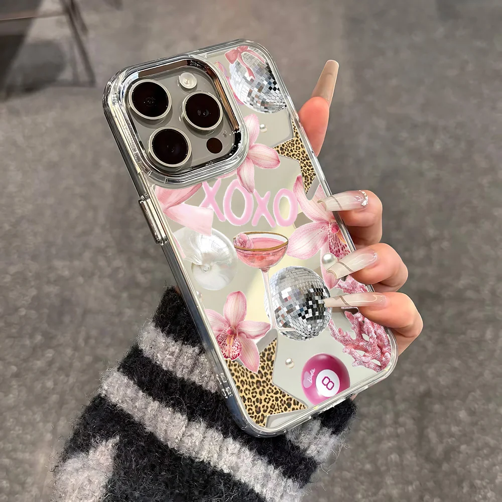 Фото Модный коллаж Y2K Design Чехол для телефона для iPhone 17 16e 16 15 14 13 12 11 mini Pro Max X XR XSMAX 8 7 Air Plus Прозрачный мягкий чехол №5