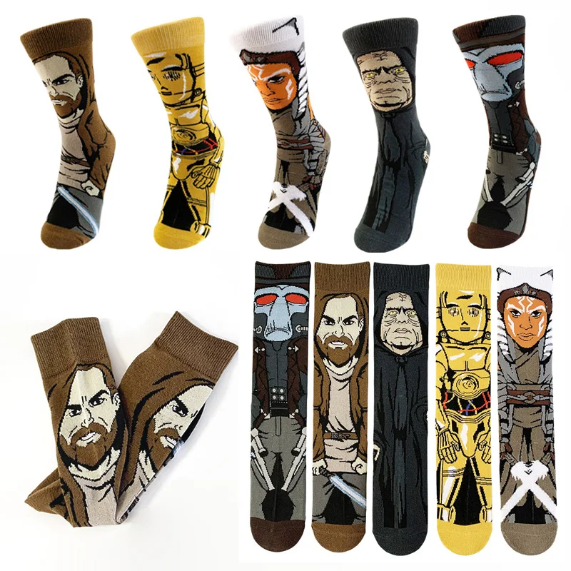 

1 Pair Anime Red Cloud Cartoons Socks for Men Women Children Durable Cotton Long Sock Streetwear Harajuku Crew Hosiery Toys Gift
