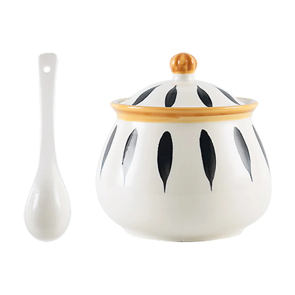 

1 Set Condiment Storage Jar Sugar Holder Spice Pot Pepper Container Home Supplies