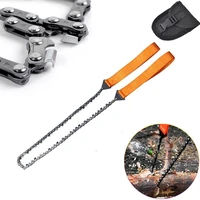portable hand zipper saw outdoor chain wire saw 1133 teeth manganese steel pocket wire saw 24 inch garden pruning tool