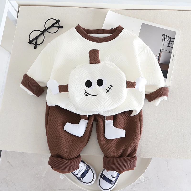 

2 шт./комплект, Детские хлопковые футболки и штаны