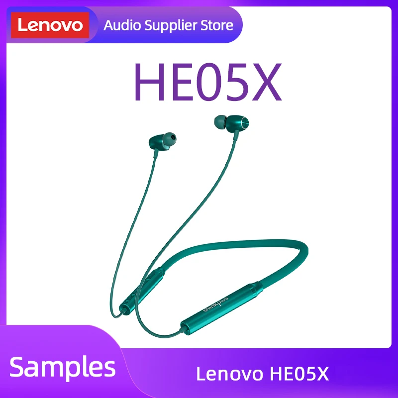 

Lenovo Origial HE05X Gaming Wireless Headphones Bluetooth Earphones Magnetic Neckband Earbuds Waterproof Sport Headset Earpods