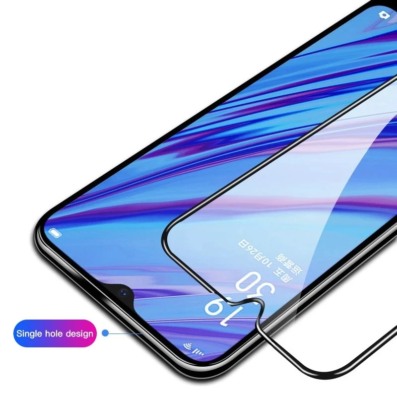 Защитное стекло Full Tempered Glass для Xiaomi Redmi Note 7 8 8T 9 9S Pro 5G Screen Protector 7A 8A 9A 9C K30.