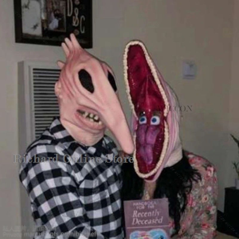 Аниме Адам Барбара Хэллоуин Маска Косплей Опора Страшный Реквизит Полная Голова