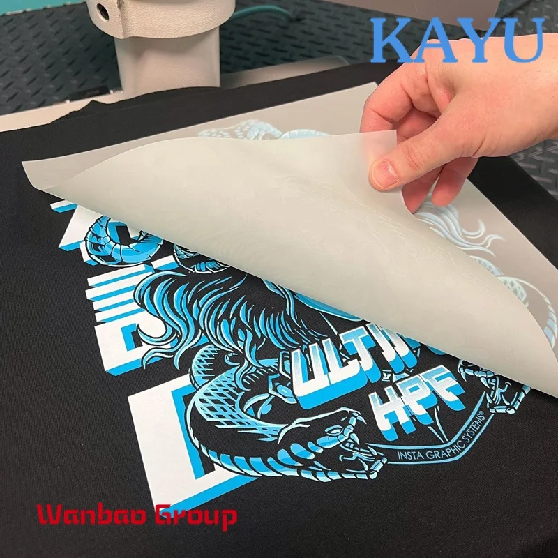 Custom Washable T-Shirt Heat Transfer Sticker Iron On High Density Heat Transfer Printing Sticker Wholesale