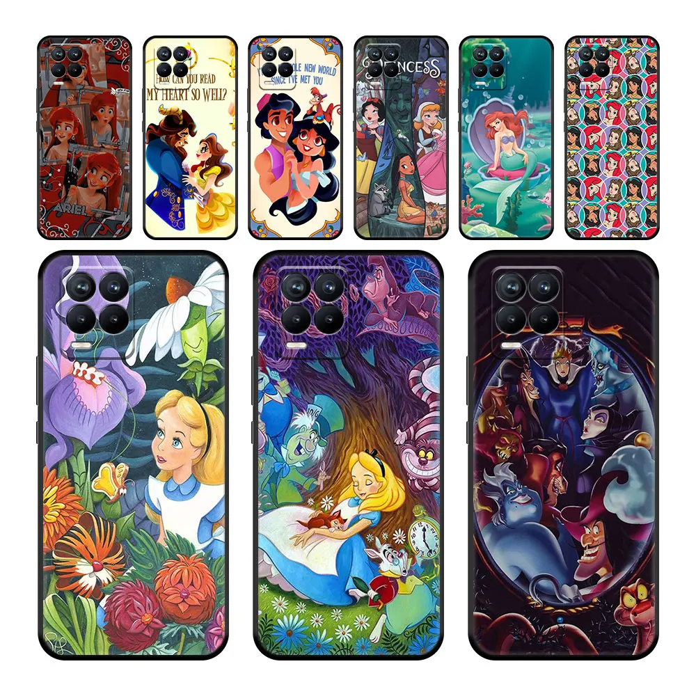 

Disney Beauty and the Beast Aladdin Protection Celulares Fundas For Realme 8 7 Pro GT Neo 2 GT Master C21y 8i 9 5G C21 X50 Pro