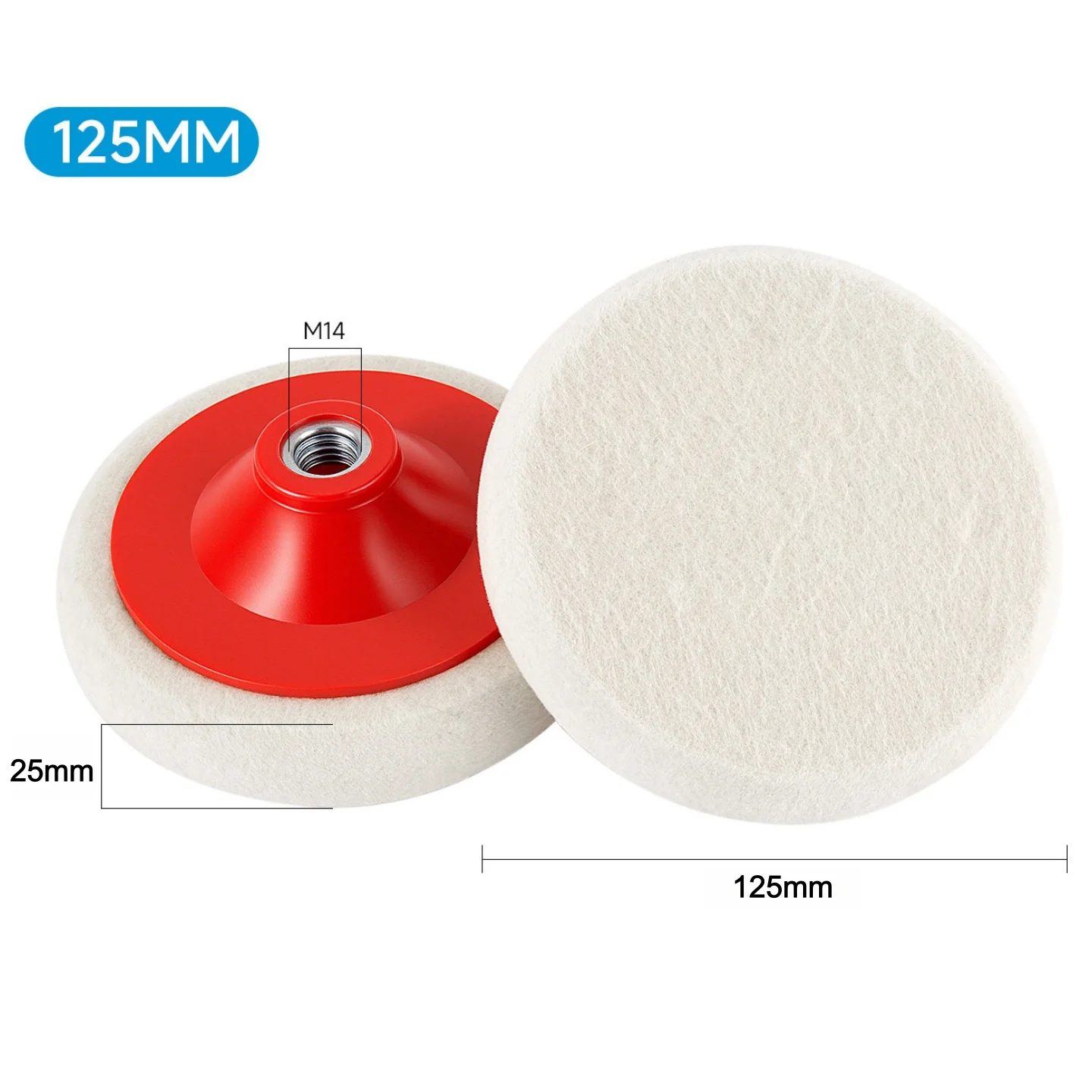 

Полировальный круг войлочный ZMX-MJ7358 115/125 мм