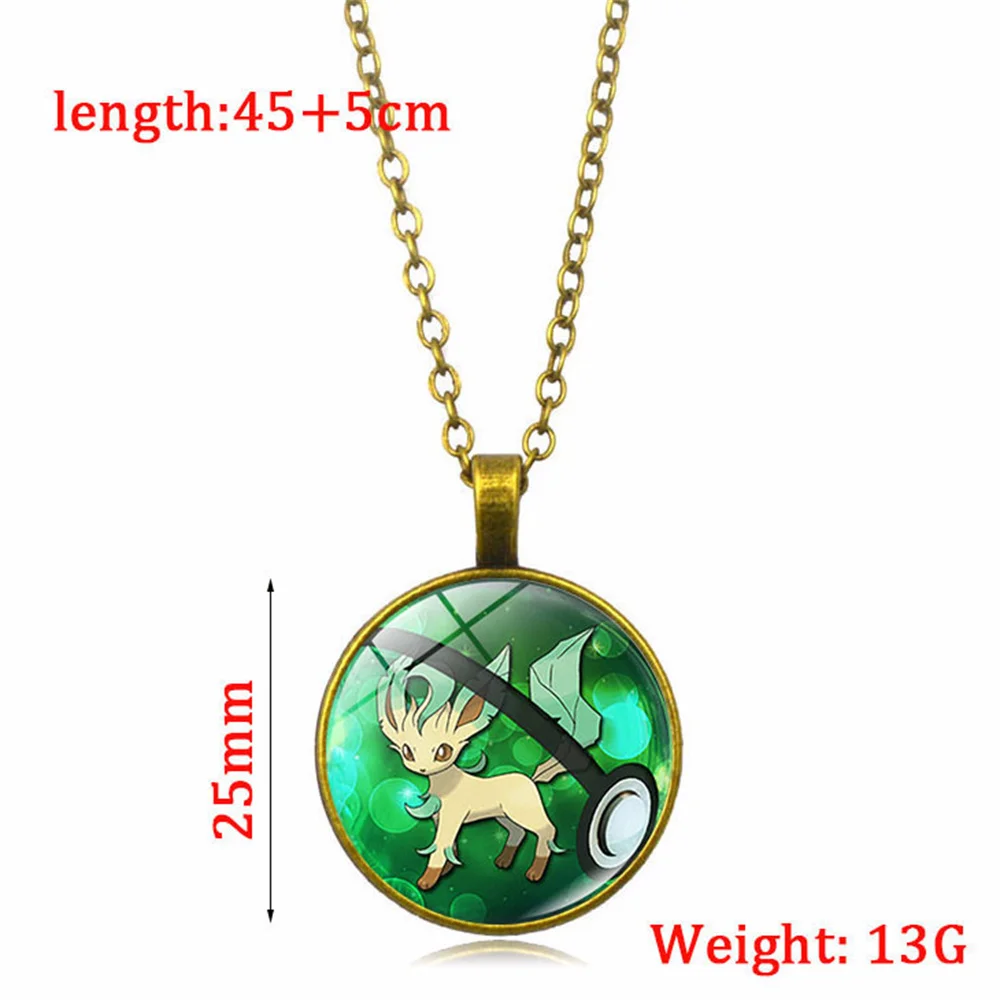 Ожерелье с аниме покемоном Пикачу мультяшное ожерелье кулоном из сплава цепочка
