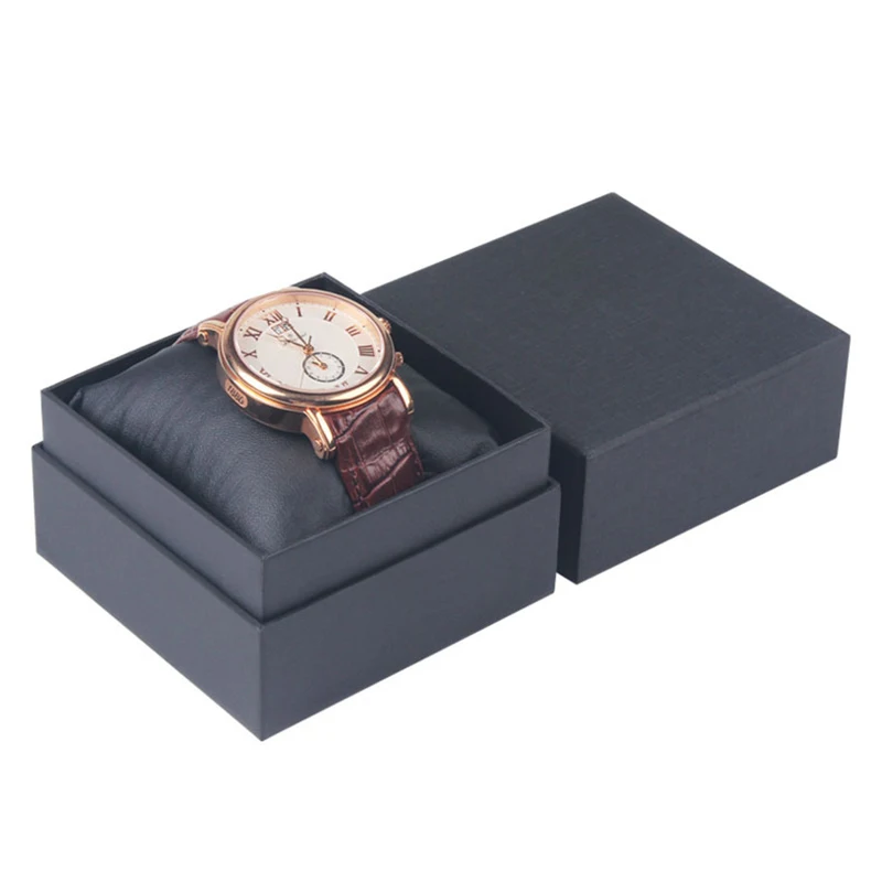 

Fashion Luxury Paper Watch Organizer Box High-grade Storage Cardboard Blue Brand Display Gift Collection Exhibition Hall Box
