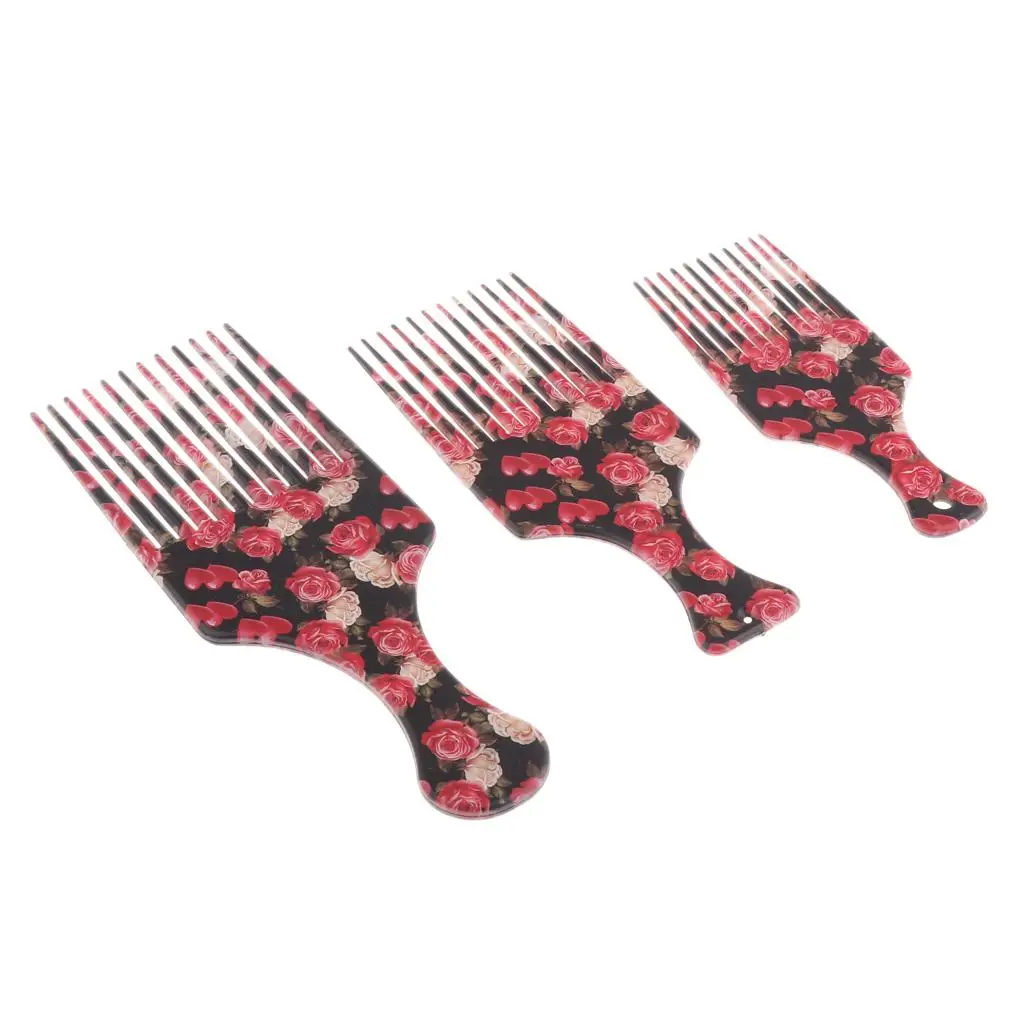 

Antistatic afro comb curling comb hairdresser hair comb, wide teeth for long,