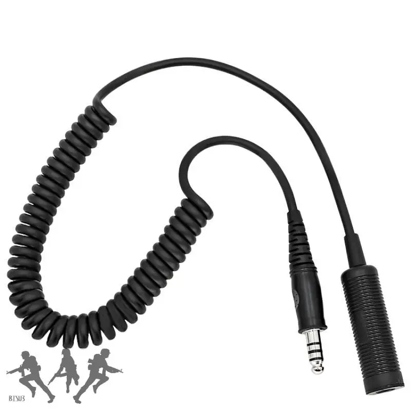 Radio U-92A/U FOR U-174/U Adapter Cable Bowman Headset Extension Military Helicopter Headphone