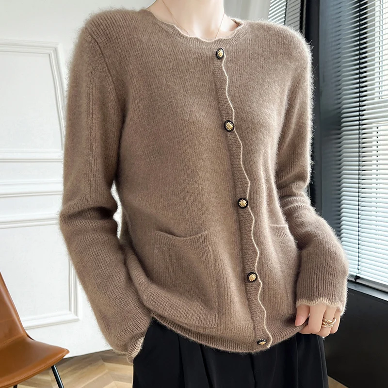 Новый кашемировый свитер женский на осень и зиму Толстый Пуловер из 100%
