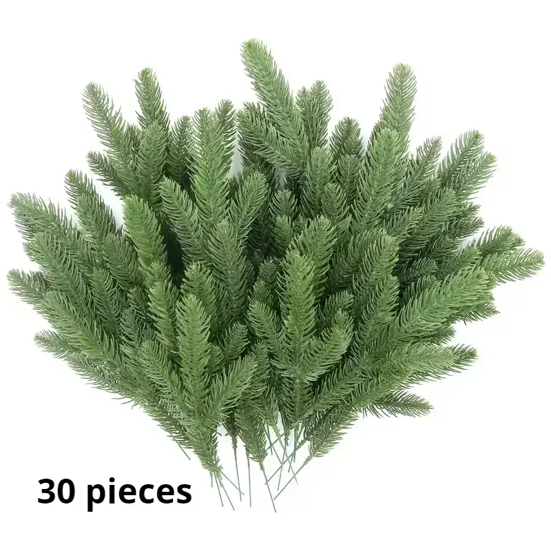

Искусственные сосновые ветки с ягодами, 10/20/30 шт.