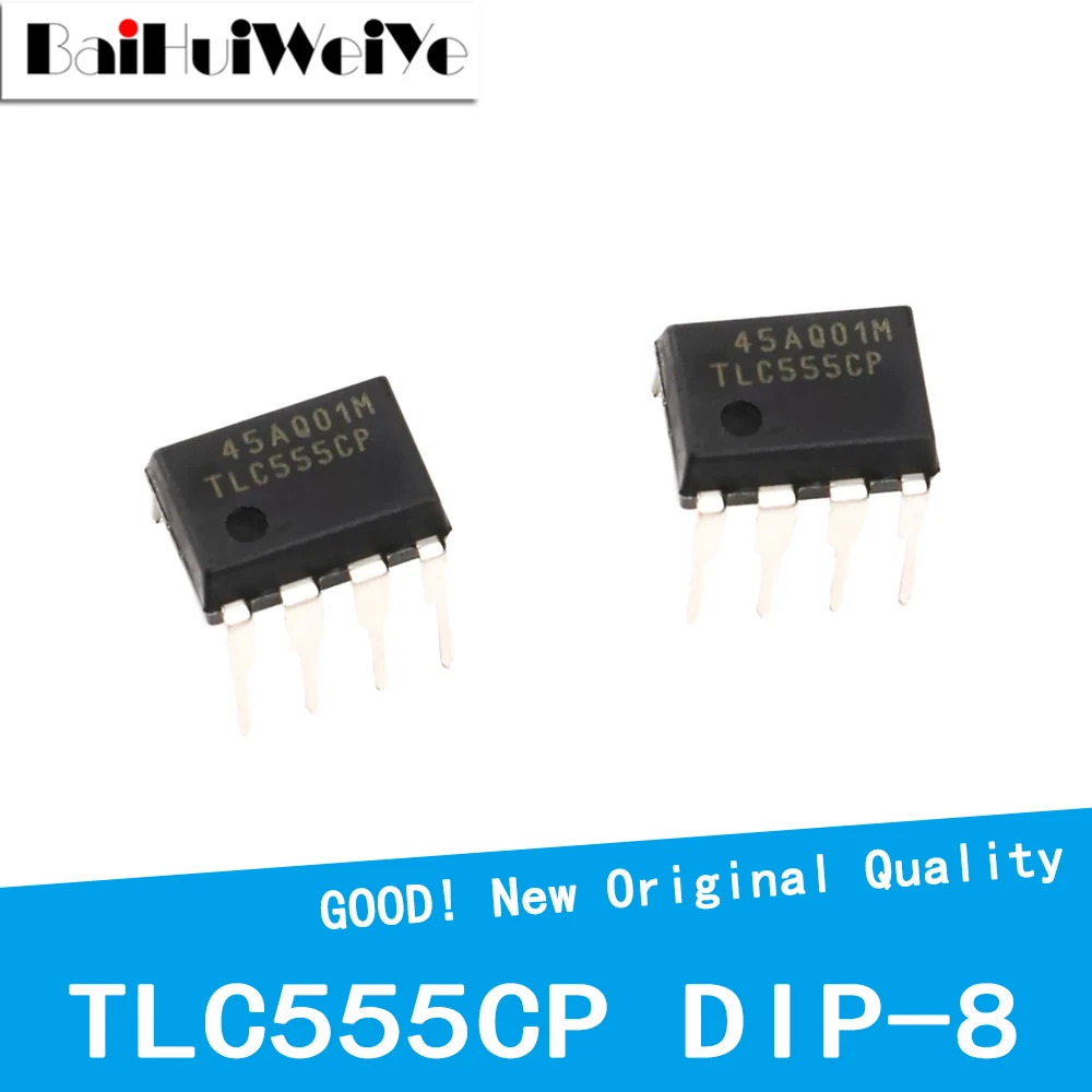 

10PCS/LOT TLC555CP TLC555 Timer CMOS DIP-8 New Good Quality Chipset