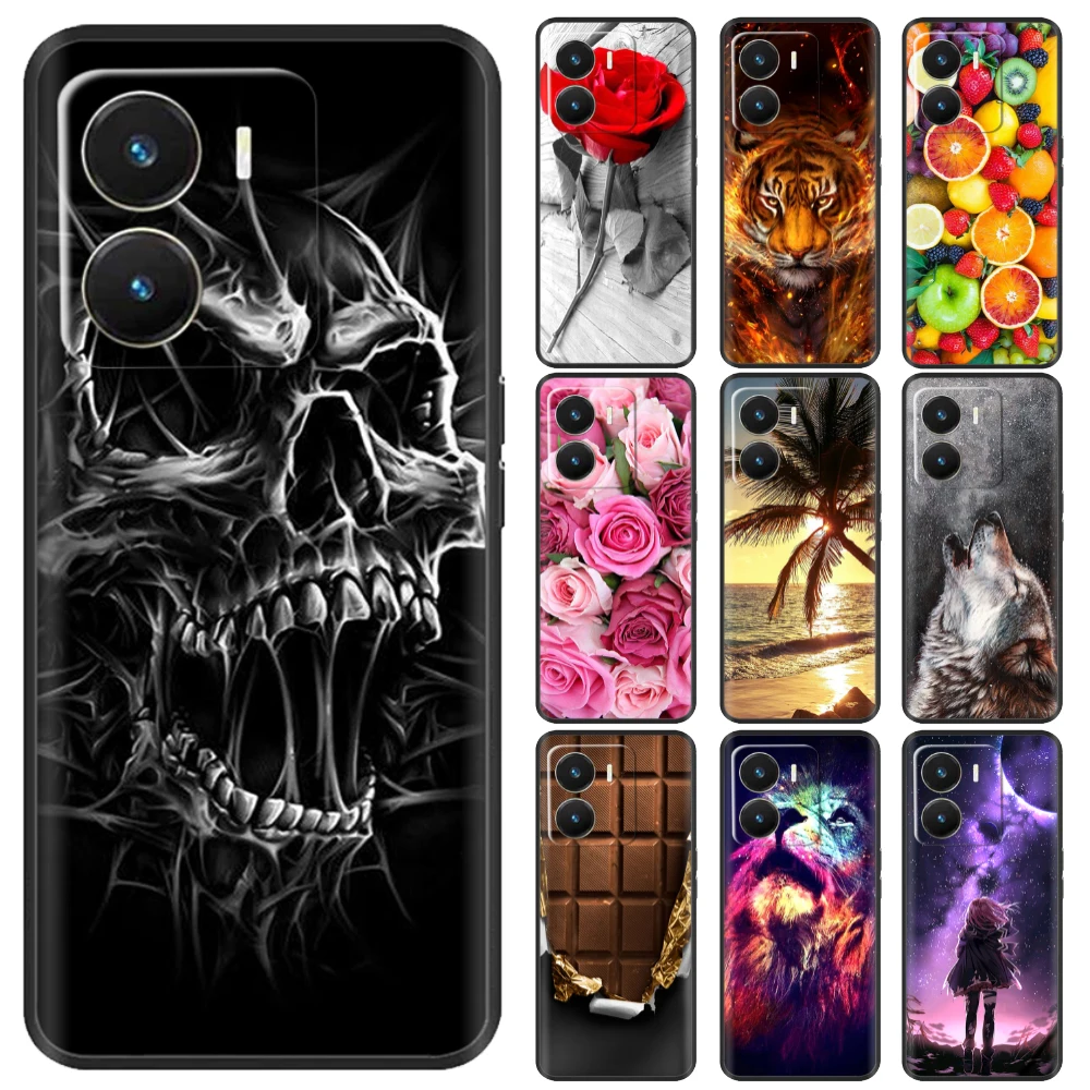 

For Vivo Y16 Case 4G Silicone Soft Protective TPU Phone Case Back Covers For Vivo Y16 Y 16 2022 Cases VivoY16 Fundas 6.51 inch