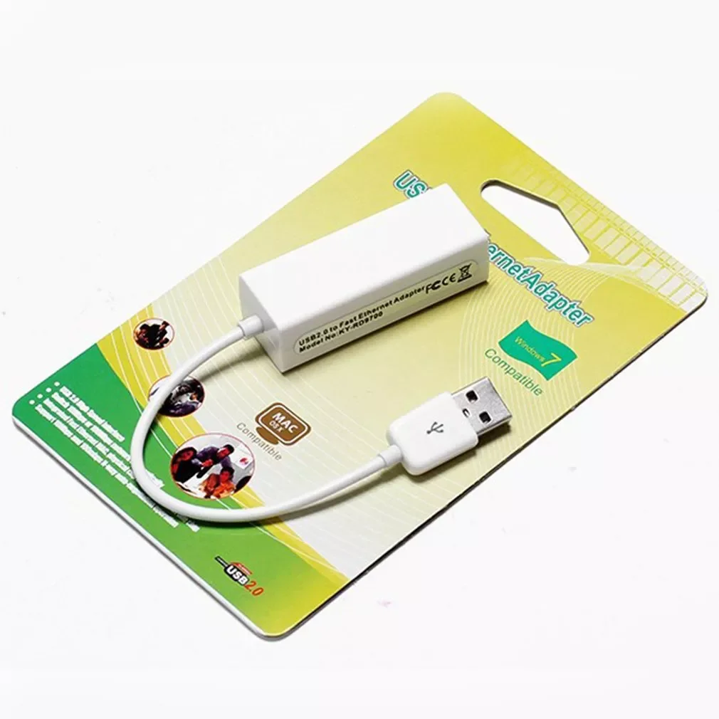 

NEW2022 USB 2.0 Ethernet Adapter 10/100Mbps USB To RJ45 Lan Network Card USB Network Card Network Converters