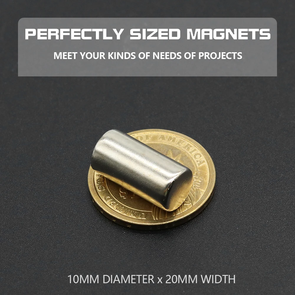 1 ~ 50 шт. 10 мм x 20 N35 NdFeB Круглый магнит супер мощные неодимовые магниты сильный