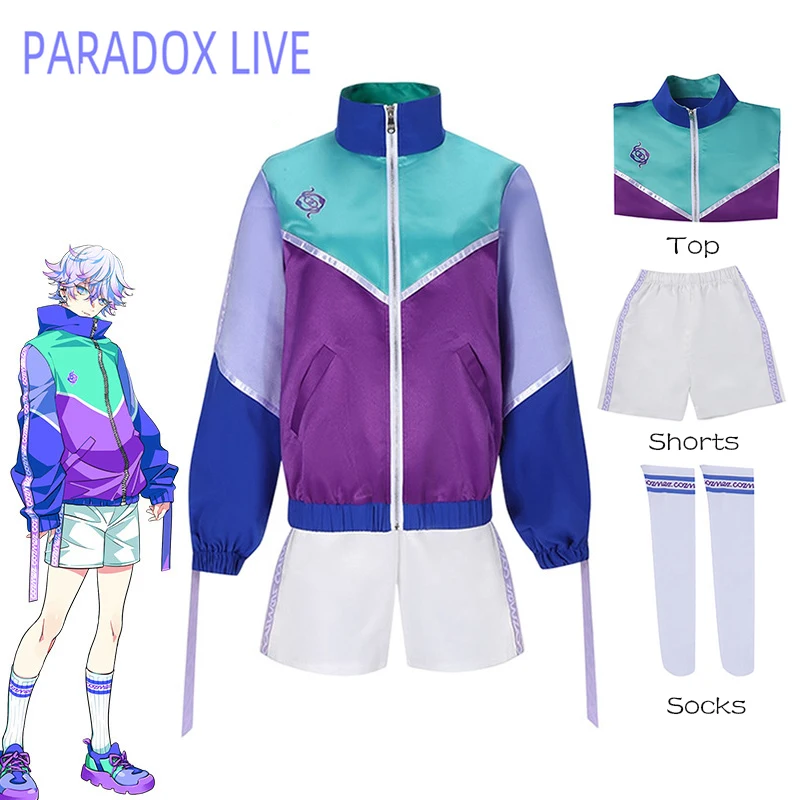 

Anime Paradox Live Cosplay Mc Nayuta Cospaly Costume Performance clothing Full set Halloween Costume for Adult Men