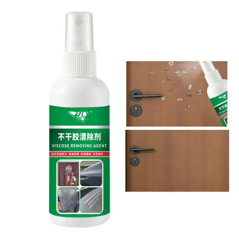 

Adhesive Remover Spray Stain Remover Adhesive Cleaner Spray All Purpose Portable Effective Glue Remover Liquid For Work Space