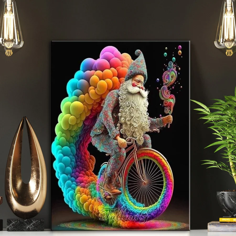 

Diy Diamond Painting New Collection 2023 Gnome Full Mosaic Cross Stitch Kits Rhinestone Embroidery Picture Wall Decor AA4444