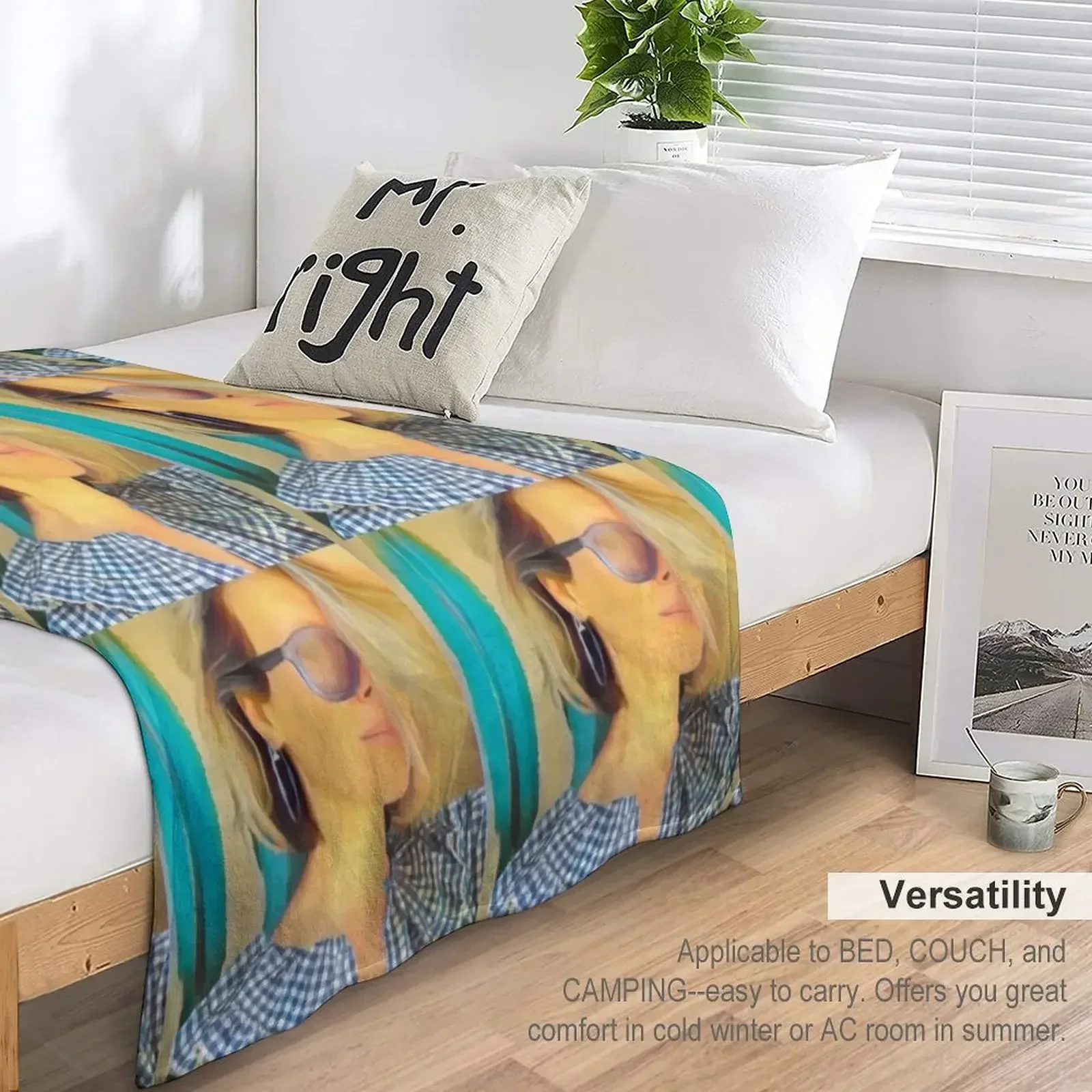 Портрет Сары Полсона пледы Retros тяжелые одеяла и для сна покрывала