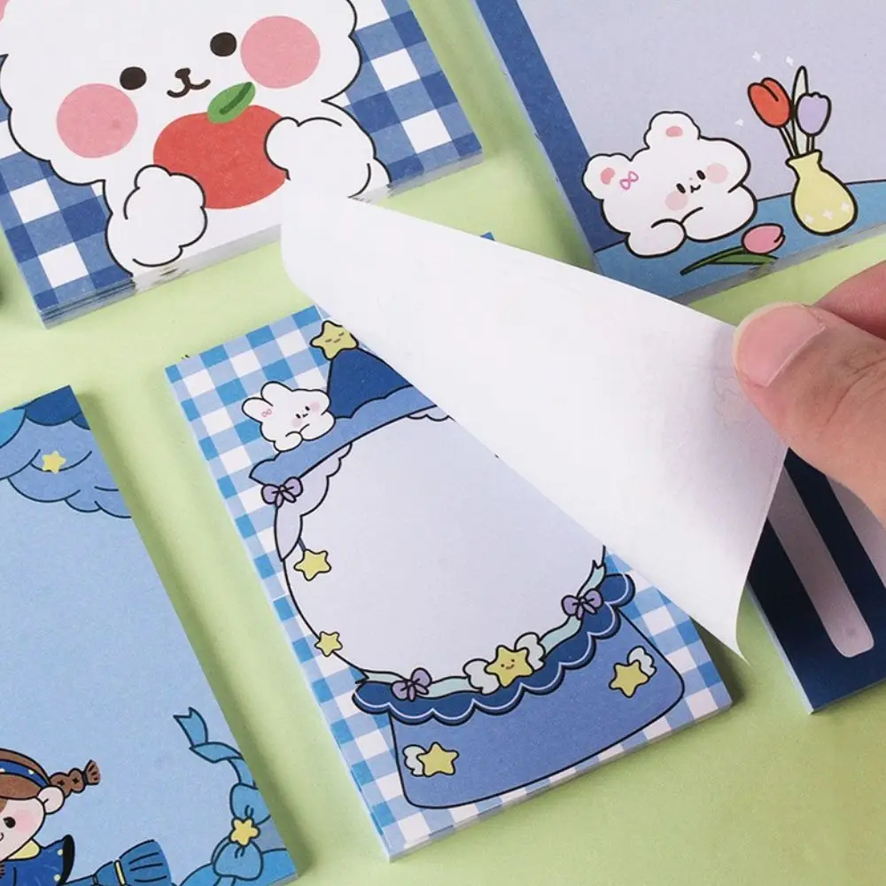 

50 Sheets Creative Kawaii Diary Memo Pad Cartoon Sweet Tearable Memo Pad Portable Message Sticker School Stationery Supplies