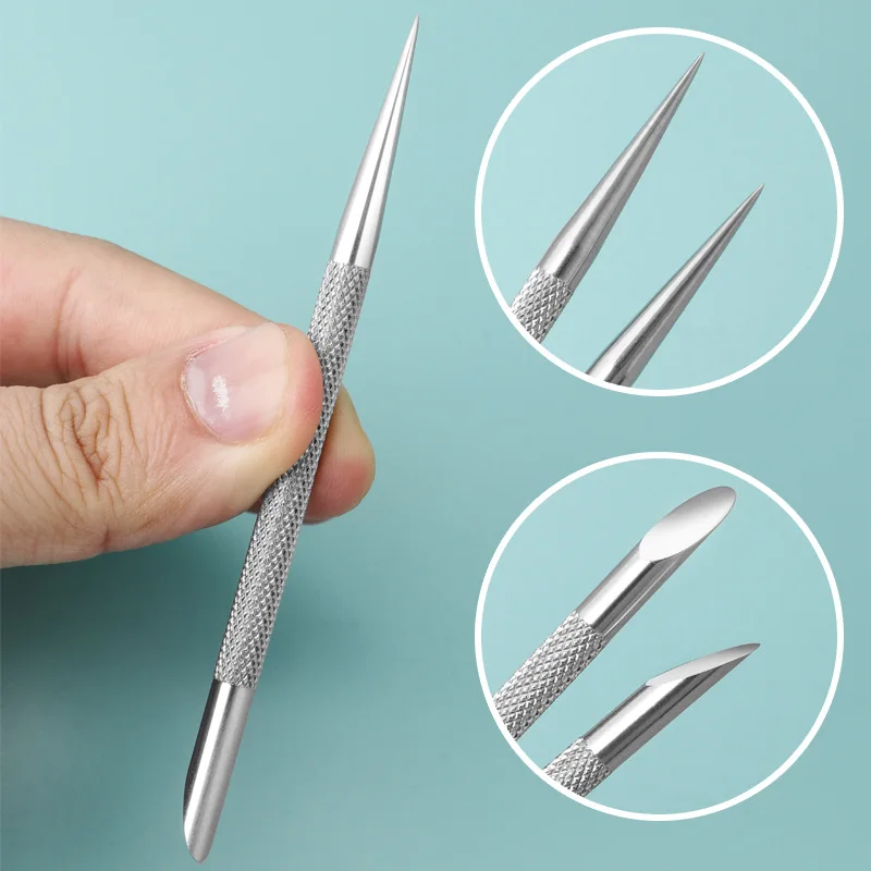Double-ended Stainless Steel Cuticle Pusher Nail Manicures Remover Manicure Sticks Nail Art Tools Nail Cuticle Pusher