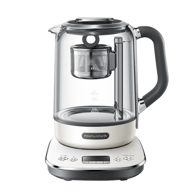 Фото Электрический чайник Morphy Richards, домашний многофункциональный 1,7 л, автоматическая подъемная чайная корзина, горшок для здоровья, автоматическое сохранение тепла №1