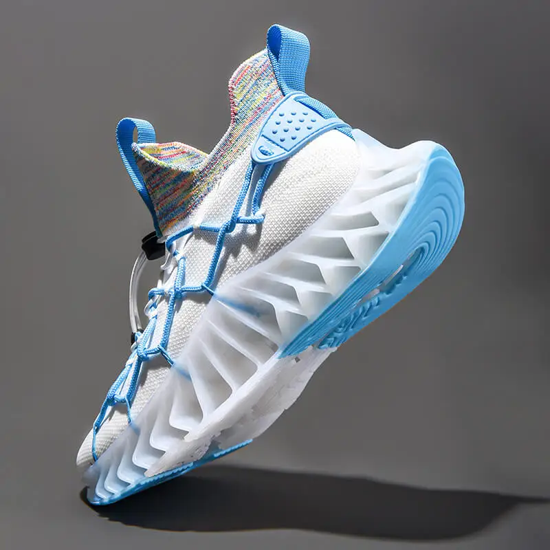 New Blade Cushioning Platform Running Shoes Men Mens Trainers Zapatillas Hombre Mesh Sports Shoes for Male Breathable Size 46