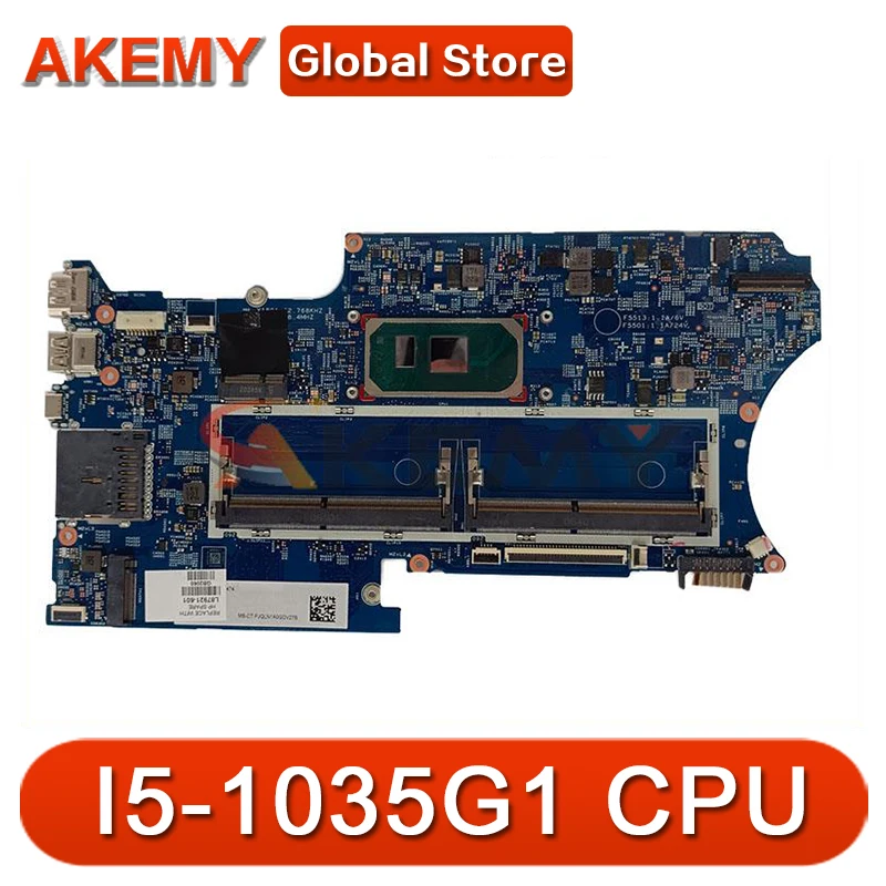 

High Quality X360 14-DH Laptop Motherboard 19798-1 448.0L102.0011 Mainboard With SRGKG I5-1035G1 CPU 100% Working Well