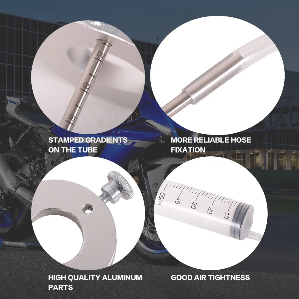 Универсальный манометр для Villi 60 мл регулируемый уровень моторного масла