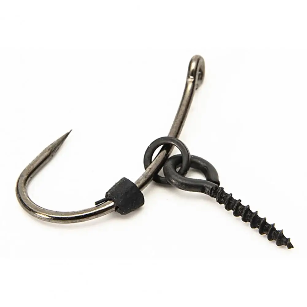 

1 Set Reliable Stable Wear-resistant Ronnie Rig Fishing Hook Boilies Screw Set Fishing Equipment Hook Bead Fish Hook Stopper