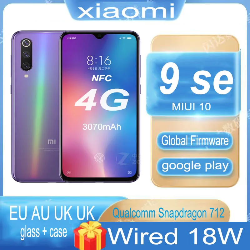 celular xiaomi 9 se Smartphone Global version 22.5W fast charge redmi full netcom google play