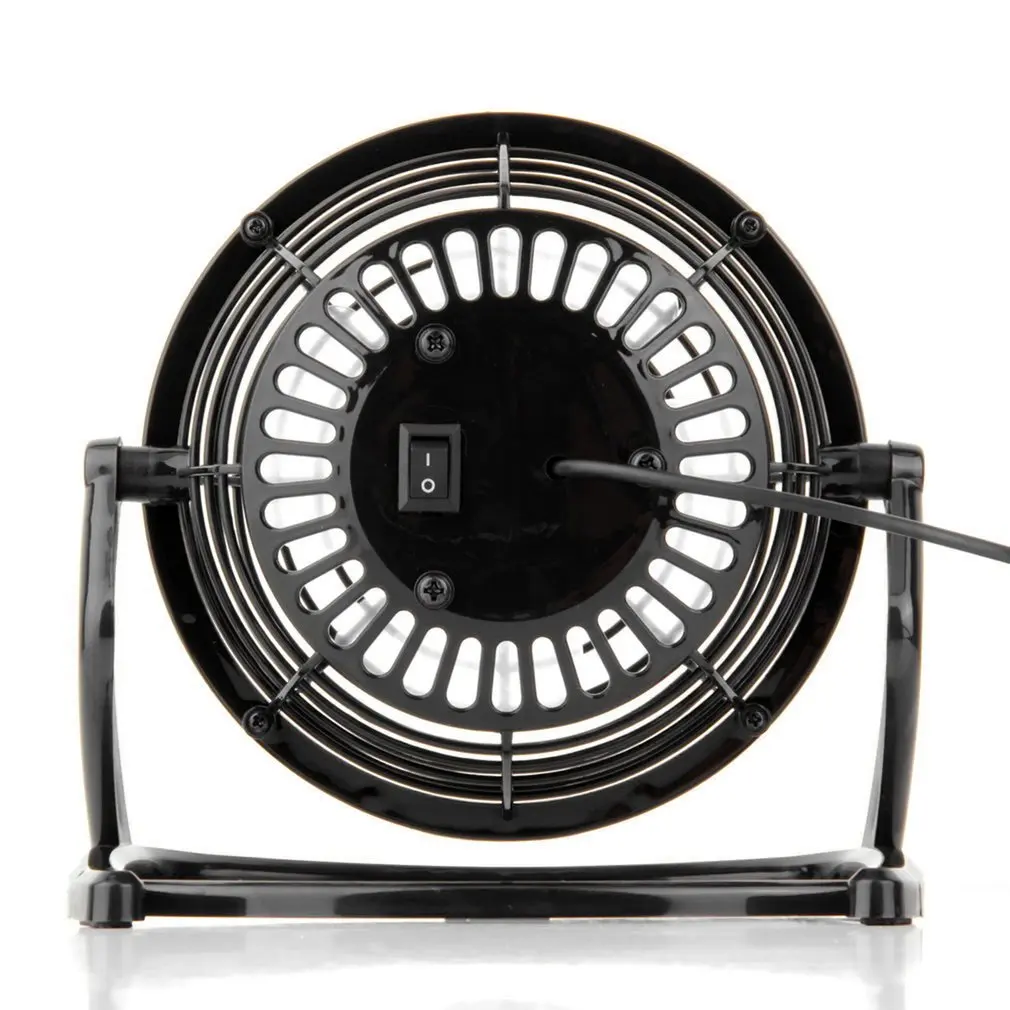 

Portable DC 5V Small Desk USB 4 Blades Cooler Cooling Fan USB Mini Fans Operation Super Mute Silent PC / Laptop / Notebook