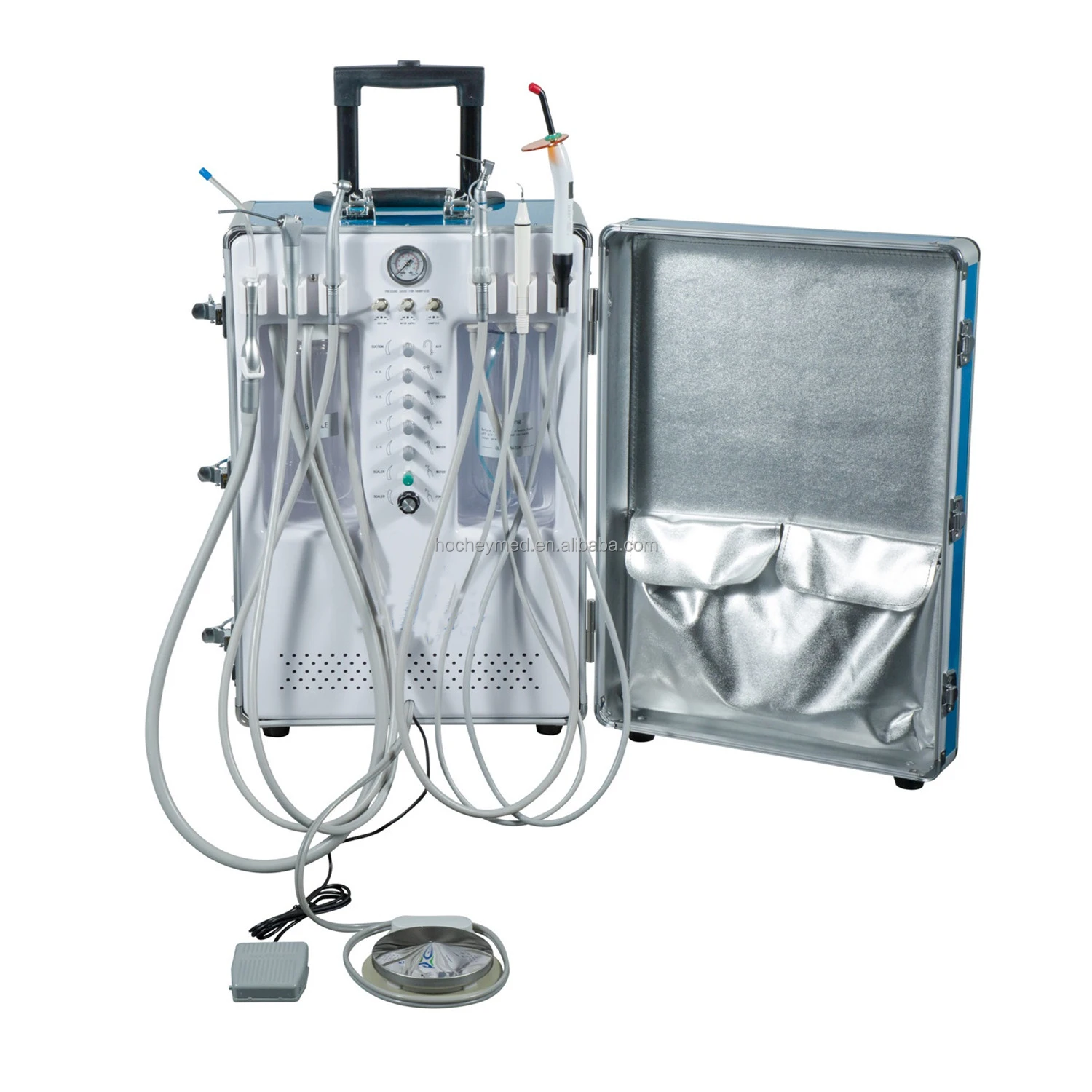 medical wholesale hot-sale  Portable Mobile Dental Unit Cart Dental Turbine Unit With Air Compressor