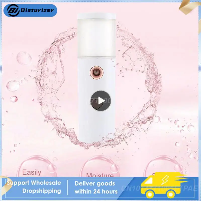 

30ml Portable USB Air Humidifier USB Rechargable Handheld Water Nano Sprayer Essential Milk Oil Diffuser Face Care Steamed Meter