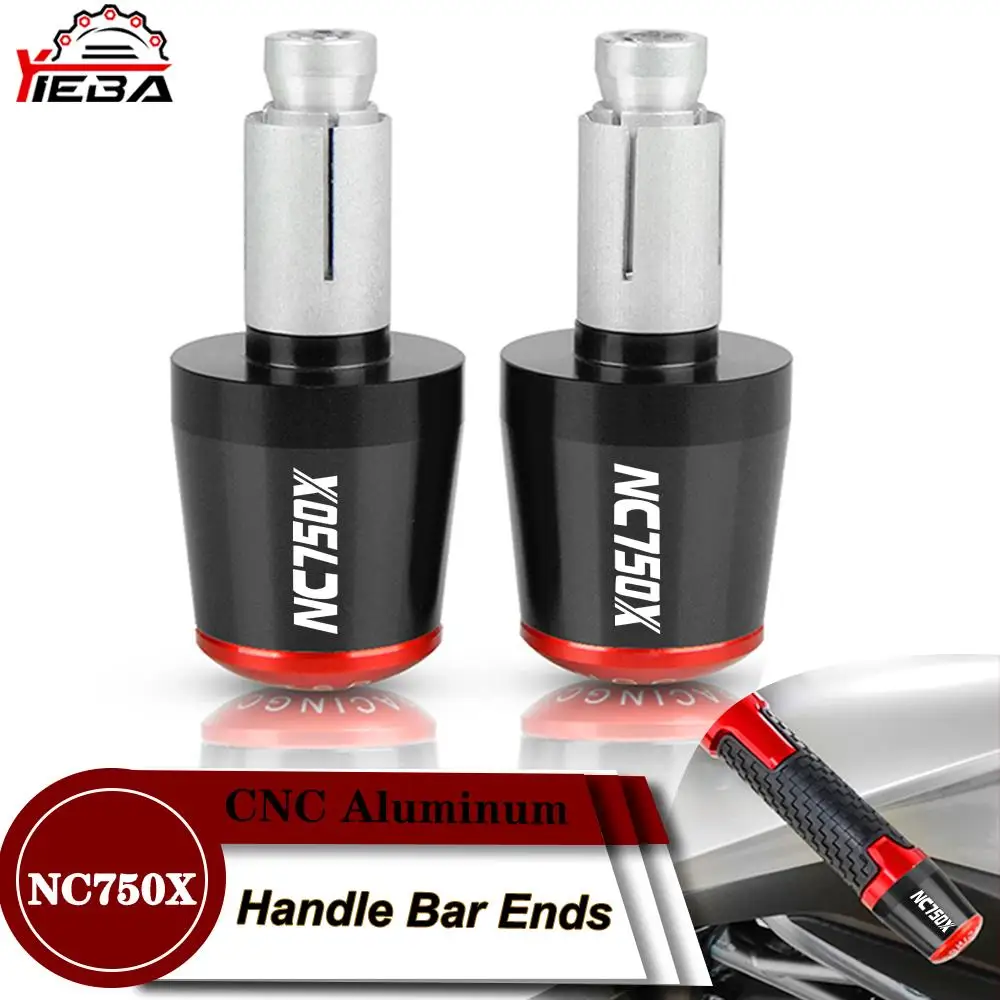 

For HONDA NC750X NC 750X NC750 X 2014 2015 2016 2017 2018 7/8''22mm Motorcycle Handle Hand Bar Ends Handlebar Grips End Cap Plug