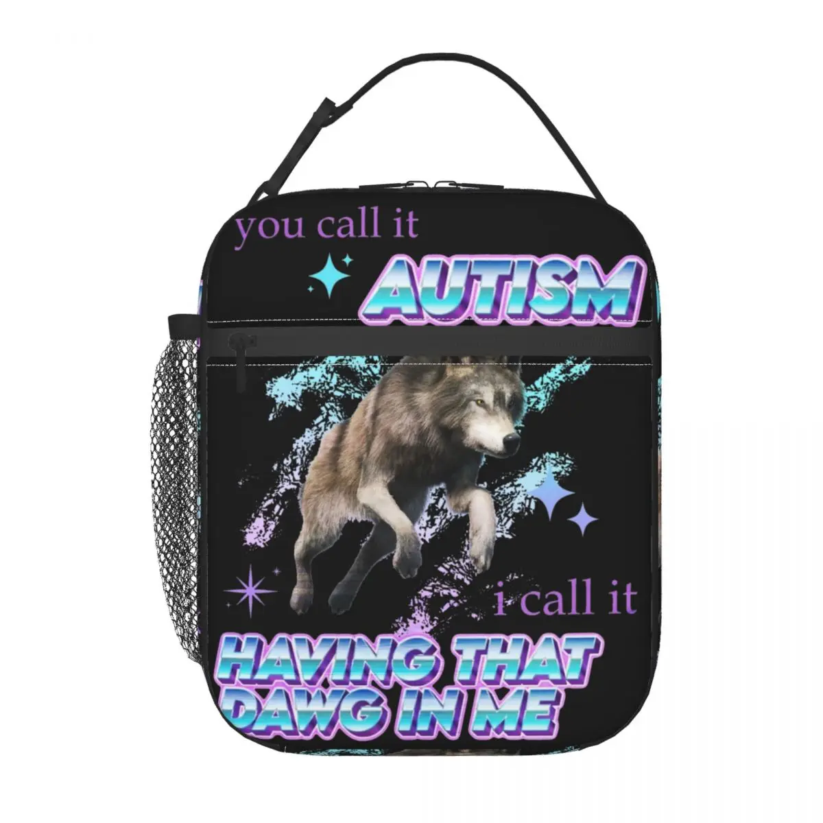 Ланч-бокс с надписью You Call It мой номер у меня забавный волк мем коробка для еды