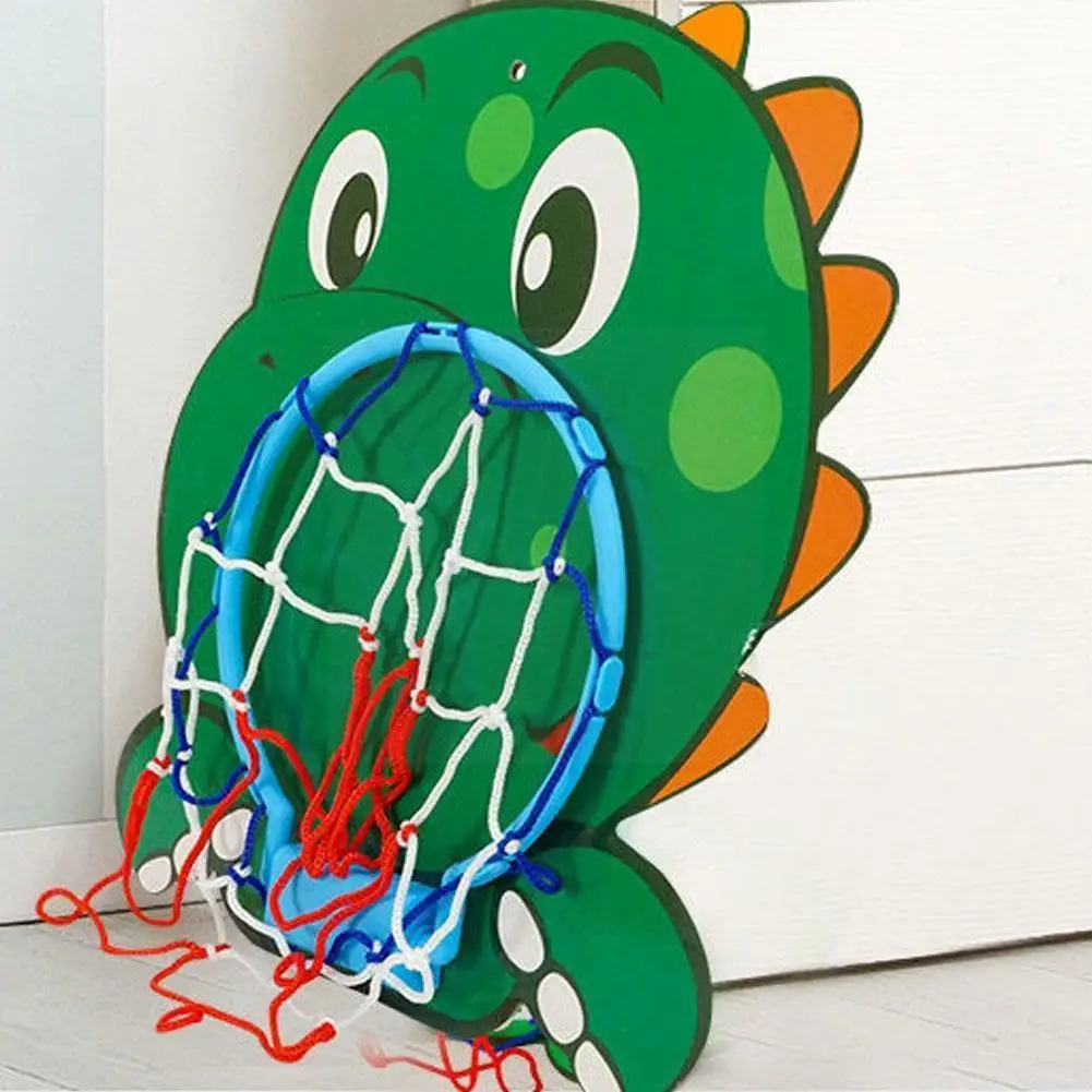 

Cartoon Animal Plastic Hanging Basketball Boys No Indoor Shooting Toy Punching Adjustable Kids Fun Game Spo V5G5