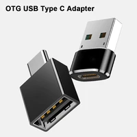 usb otg male to type c female adapter convertertype c to usb female cable adapter for samsung xiaomi tablet usb c data charger