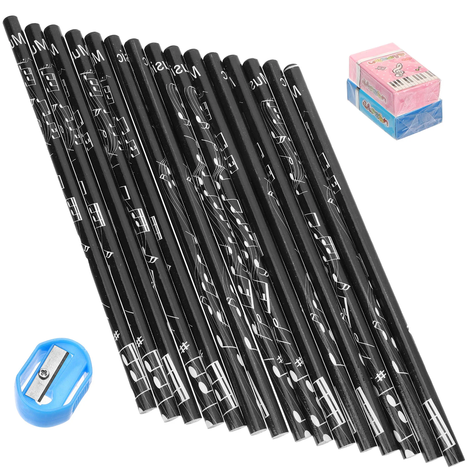 

Musical Note Girl Pencils Funny Christmas School Stationary Office Stuff