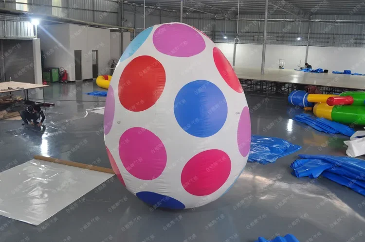 Гигантское красочное Надувное пасхальное яйцо 2 м |