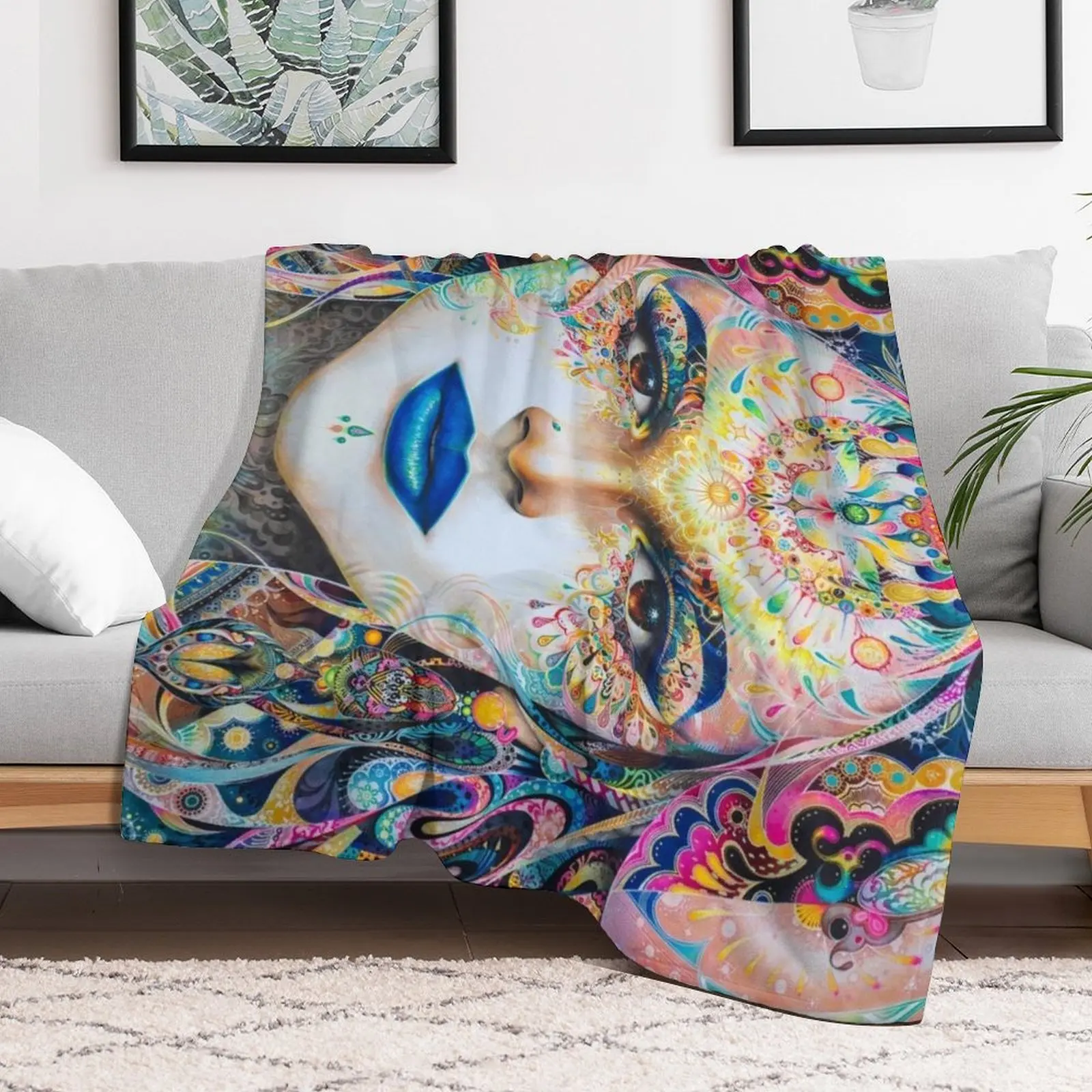 Shakti - горизонтальное одеяло из фланелевой ткани рождественские подарки для