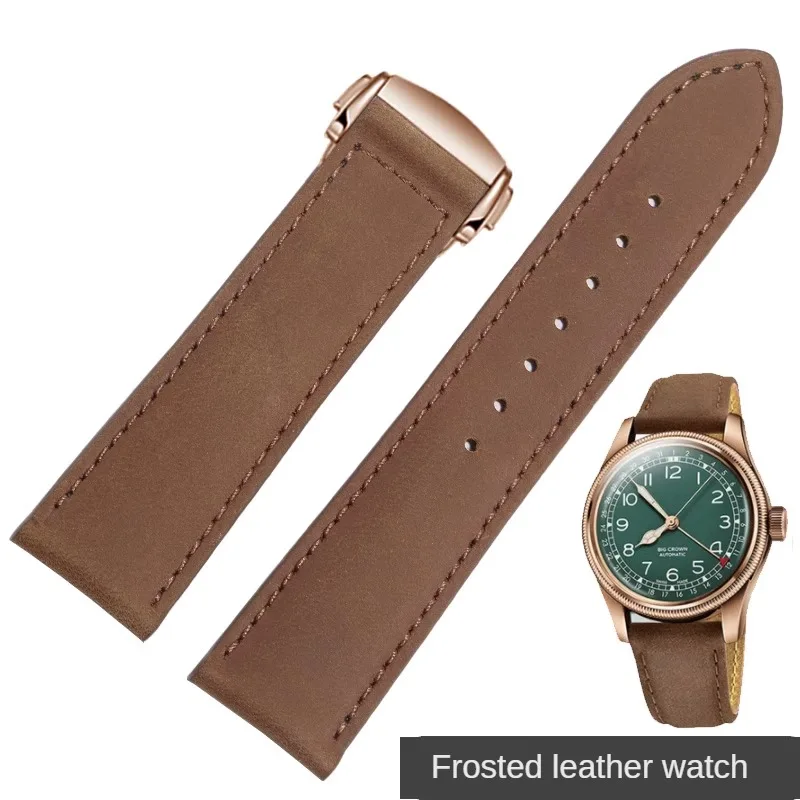 Ремешок для часов из мягкой воловьей кожи 20/22/23 мм