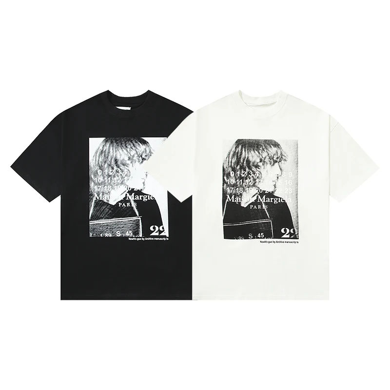

Maison Margiela T-shirts Women's Men's Couple Summer 23FW New MM6 Limited Edition Oversized Short Sleeve Harajuku Unisex Fashion