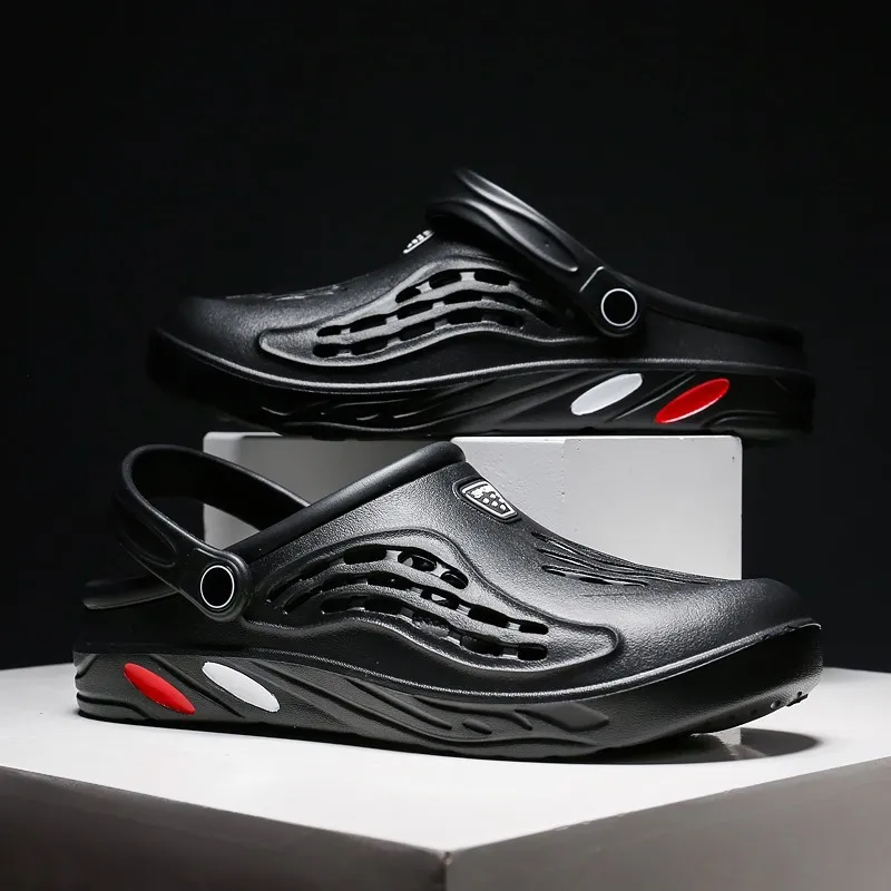 

2022 Unisex Fashion Clogs Sandals Men Summer Beach Sandals Ladies Clogs Slipper Waterproof Anti-Slip Sandals Flip Flops