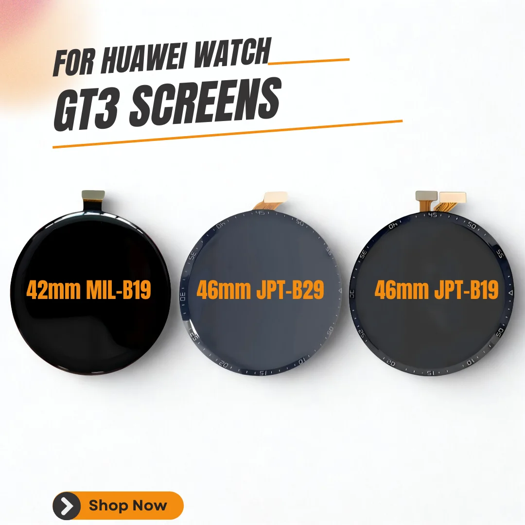 Для Huawei Watch GT3 ЖК-дисплей с сенсорным экраном, Watch GT 3 42 мм MIL-B19, GT 3 46 мм JPT-B29, GT 3 46 мм JPT-B19 Замена (art.: 3920d455c8ce2) - 3920d455c8ce2