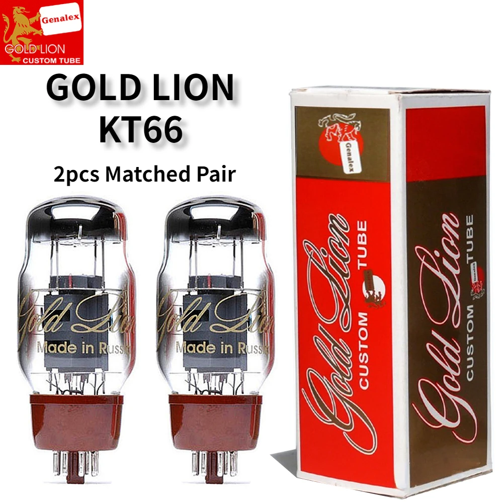 

Вакуумная трубка KT66 GOLD LION, замена аудиоклапана hi-fi, EL34 5881 6L6, набор электронных ламп усилителей, подлинная конструкция, сделай сам