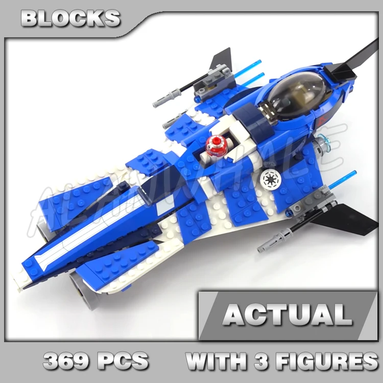

369pcs Star Anakin Custom Jedi Starfighter Skywalker Clone Astromech Droid 10375 Building Blocks Toys Compatible With Model