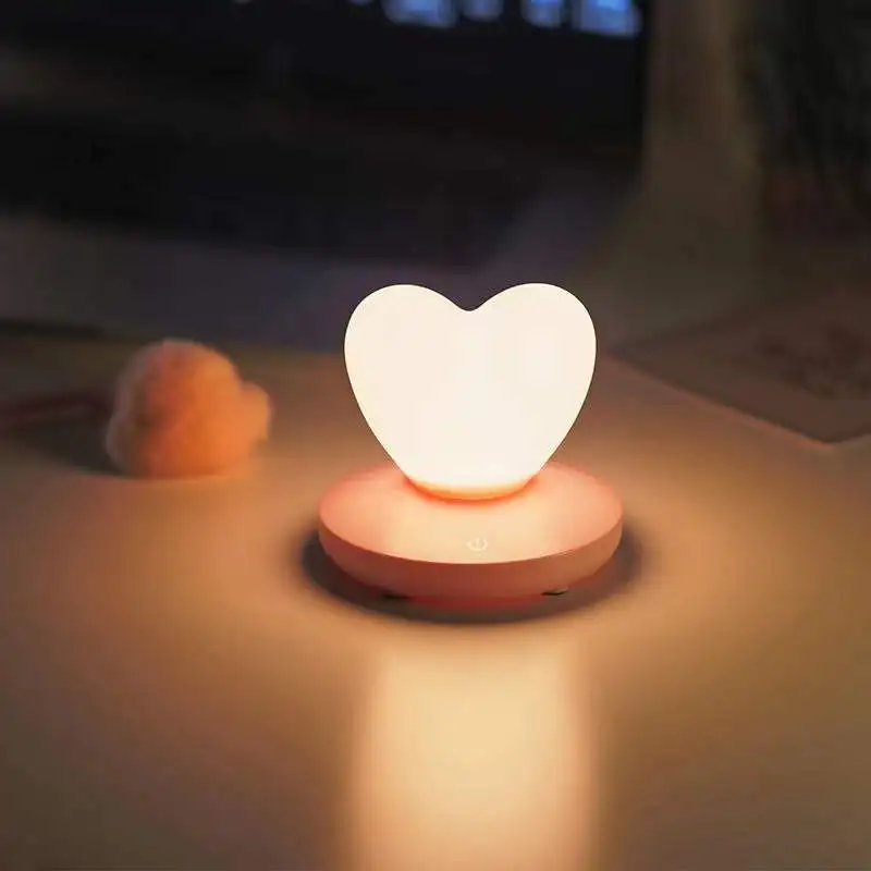 Love Modeling USB Touch Type 3-level Nightlights Led Lights Decoration Home Bedroom Nacht Licht Lamp Gift Birthday Present